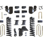 MaxTrac 8" Lift Kit with Vulcan Reservoir Shocks for Factory Rear Air Ride for 2019-2024 RAM 3500 4WD Diesel-K947585VRA