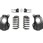 MaxTrac 2"/4" Lowering Kit with Spindles for MagneRide for 2015-2020 GM SUV 2WD/4WD-KC331624A