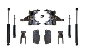 MaxTrac 2"/4" Lowering Kit with Spindles and LD Rotors for 1988-1991 Silverado/Sierra 1500 2WD-KS330524L