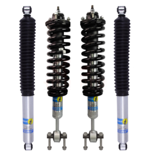 Bilstein B8 5100 RHA 0-2.5 Assembled Front Lift Coilovers with OE Replacement Coils and 0-1 Rear Lift Shocks for 2019-2023 Ford Ranger