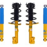 Bilstein Front B6 Performance Front Assembled Coilovers and B6 4600 Rear Shocks for 2014-2019 Toyota Highlander