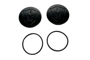 McGaughy's Billet Ball Joint Caps BLACK (fits Upper Arms), GM Truck