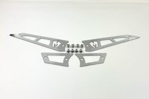 McGaughy's Replacement Stainless Steel Badges for Upper Control Arms, 2019-2025 Chevrolet Silverado 1500