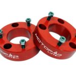 MotoFab 2" Front Leveling Lift Kit RED - 2004-2025 Ford F150