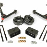 MotoFab 3" Front 2" Rear Leveling Lift Kit with Upper Control Arms - 2017-2018 Chevy Silverado / GMC Sierra 1500