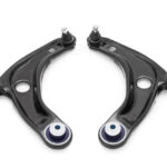 SuperPro Front Lower Control Arm Set with SuperPro Bushings for 2007 Toyota Yaris Base - TRC1100