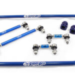 SuperPro Adjustable 24mm Front & 18mm Rear Sway Bar with HD End Links for 2018 Kia Stinger - RCSTING0100KIT