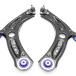 SuperPro Front Lower Control Arm Set with SuperPro Bushings for 2015-2023 Audi A3 & Volkswagen Golf Models - TRC1070