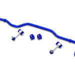 SuperPro 24mm Adjustable HD Rear Sway Bar & End Link Set for 2015+ Audi A3 Quattro & VW Golf R