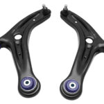 SuperPro Performance Lower Control Arm Set for 2014 Ford Fiesta ST (+Caster) - TRC1048