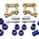 SuperPro Rear Greasable Shackle and Bushing Kit for 2005 Nissan Frontier & 2009 Suzuki Equator - KIT141SK