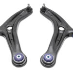 SuperPro Front Lower Control Arm Set with SuperPro Bushings for 2014 Ford Fiesta ST - TRC1046