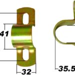 SuperPro Heavy-Duty Steel Sway Bar Mount Bracket for Enhanced Suspension Stability - SPF0984K