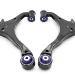 SuperPro Front Lower Control Arm Set with SuperPro Bushings for 2002 Honda CR-V EX - TRC1094