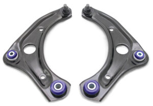 SuperPro Front Lower Control Arm Set with SuperPro Bushings for 2014 Nissan Versa Note - TRC1084