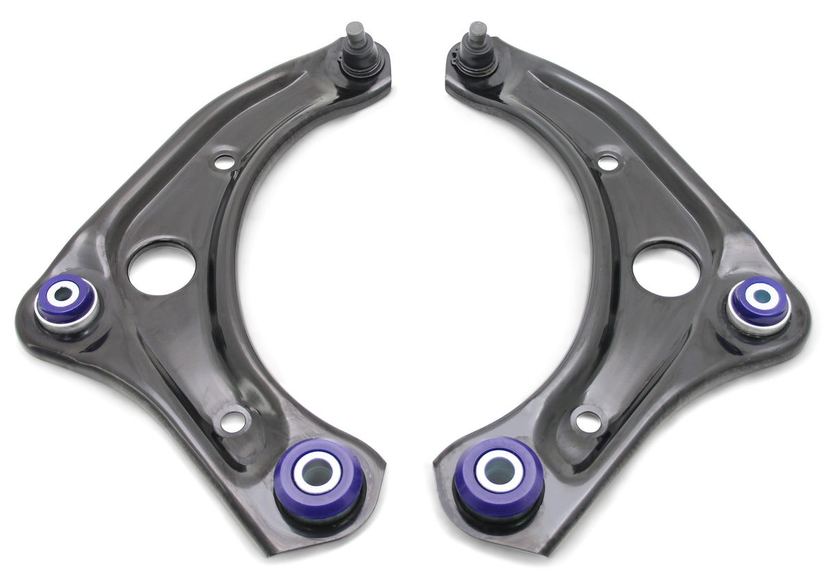 SuperPro Front Lower Control Arm Set with SuperPro Bushings for 2014 Nissan Versa Note - TRC1084 SuperPro Front Lower Control Arm Set with SuperPro Bushings for 2014 Nissan Versa Note - TRC1084