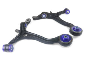 SuperPro Front Lower Control Arm Set with SuperPro Bushings for 2008 Honda Accord EX & 2009 Acura TSX Base - TRC1165