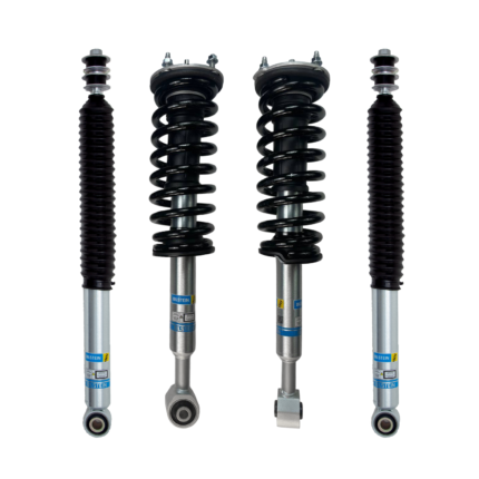 Bilstein B8 5100 1-2.5 Front Lift Assembled Coilovers with 0-1.5 Rear Lift Shocks for 2024-2025 Toyota Tacoma 4WD