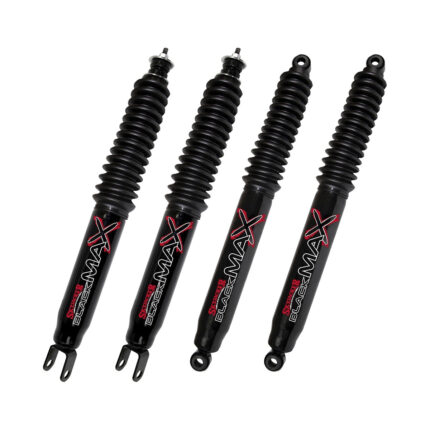 00-06 Chevy/GMC Tahoe 4WD 2-4" Fr 3-4" Rear Lift Skyjacker Black MAX Shocks