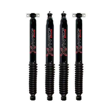 07-18 Jeep Wrangler 4Dr 4WD 1-3.5 Fr 2-3.5 Rear Lift Skyjacker Black MAX Shocks