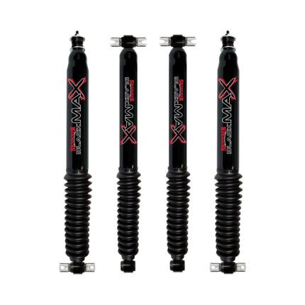 84-01 Jeep Cherokee XJ 4WD-2WD 0-3 Fr 1-3 Rear Lift Skyjacker Black MAX Shocks