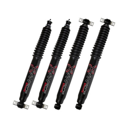 84-01 Jeep Cherokee XJ 4WD/2WD 6-8" Fr 5-8" Rear Lift Skyjacker Black MAX Shocks