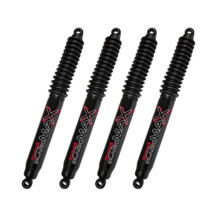 86-98 Ford F-350 4WD 3-4" Fr 0-4" Rear Lift Skyjacker Black MAX Shocks