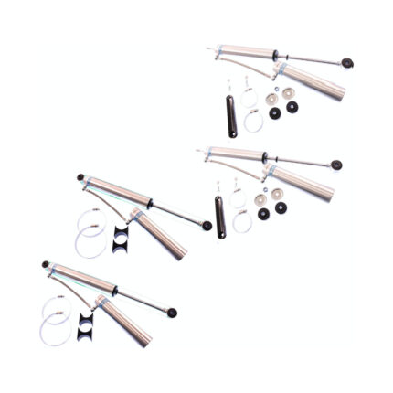 99-'10 Silverado 3500HD 2WD Bilstein 5160 4" Front & 2" Rear Lift Shocks-25-187687-25-187625