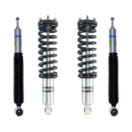 Bilstein 6112 0.6-3.2 Assembled Front Lift Coilovers with 5100 0-2 Rear Lift Shocks for 2003-2009 Lexus GX470