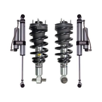 Bilstein 6112 Assembled Front 0-1.85 Lift Coilovers and Rear 5160 Shocks for 2014-2018 Chevy Silverado 1500 2WD-4WD