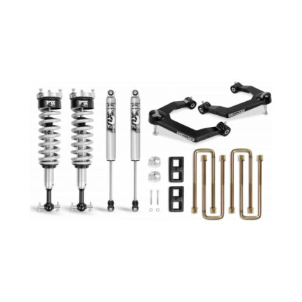 Cognito 3 Inch Performance Ball Joint Leveling Lift Kit With Fox PS Coilover 2.0 IFP For 19-20 Silverado/Sierra 1500