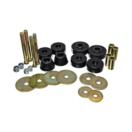 Energy Suspension Body Mount Bushings Black for 1963-1966 Chevrolet C10 Panel 3.4137G