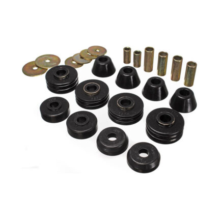 Energy Suspension Body Mount Bushings Black for 1967-1967 Chevrolet C10 Panel 3.4108G