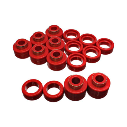 Energy Suspension Body Mount Bushings Red for 1988-2000 Chevrolet K3500 3.4122R