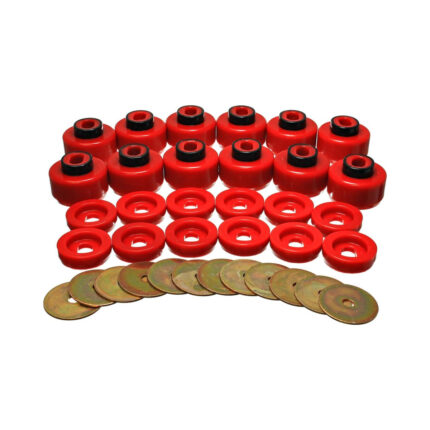 Energy Suspension Body Mount Bushings Red for 2000-2007 GMC Yukon 3.4156R