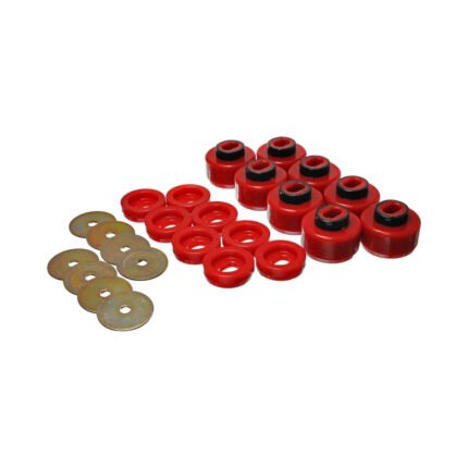 Energy Suspension Body Mount Bushings Red for 2002-2006 Chevrolet Avalanche 2500 4WD 3.4150R