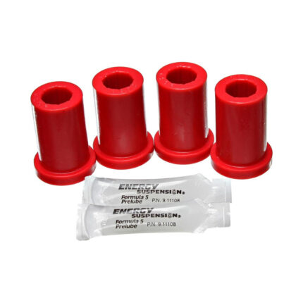 Energy Suspension Front Leaf Spring Shackle Bushing Red for 1984-1985 Toyota 4Runner 8.2104R