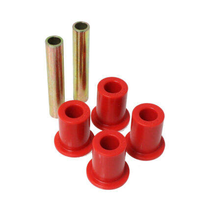 Energy Suspension Front Leaf Spring Shackle Bushing Sleeve Red for 1975-1978 GMC K25 3.2111R