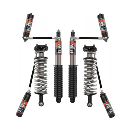 Fox 2.5 Perf Elite Series 0-3 Adjustable Reservoir Front Lift Coilovers and 1.5-3 Adjustable Reservoir Rear Lift Shocks for 2022-2023 Toyota Tundra 2WD-4WD