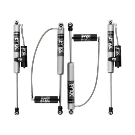 Fox Perf Series 3.5-4 Front-Rear Lift Shocks for 2018-2022 Jeep Wrangler JL 2WD-4WD with 2.0 Smooth Body Reservoir