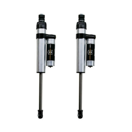 ICON 6" Rear Lift 2.5" Diameter Piggyback Manifold Reservoir Shocks For 2000-2006 Toyota Tundra