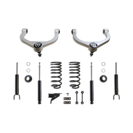 MaxTrac 2-4 Lowering Kit W-Camber Correction Upper Arms for 2019-2025 RAM 1500 2WD-4WD -K332724A