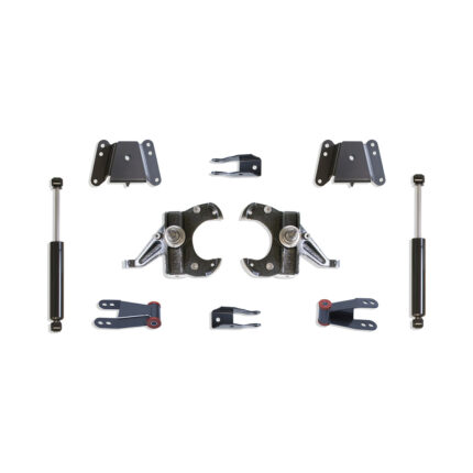 MaxTrac 2.5"/4" Lowering Kit for 1973-1987 C10 2WD with 1.25" Thick Rotors-KS331134H