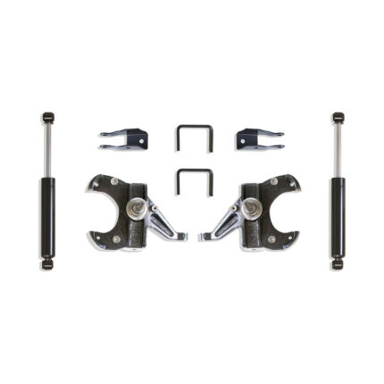 MaxTrac 2.5"/5" Lowering Kit (1.25" Thick Rotors) for 1973-1987 C10 2WD-KS331135H