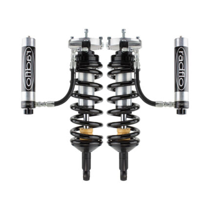 Radflo 2.5 Body 0-3" Front Lift Reservoir with Adjusters Shocks for 2004-2008 Ford F150