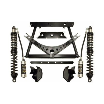 ICON 0-3" Adjustable Stage 2 Rear Coilover Conversion System with CDCV for 2007-2017 Jeep Wrangler JK