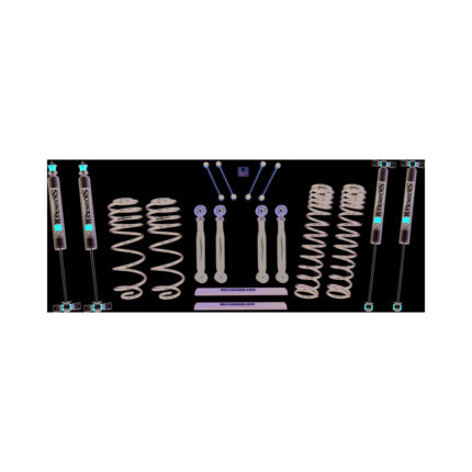 Skyjacker 4" Coils Lift Kit for TJ/LJ 1997-2002 Jeep Wrangler. - TJ401BPMLTX