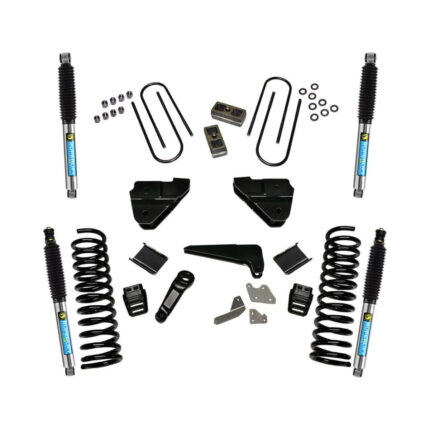 SuperLift 4" Lift Kit For 2013-2018 Dodge Ram 3500 4WD - Diesel Engine - with Bilstein Shocks
