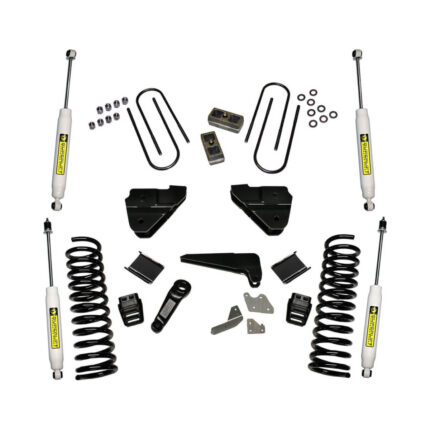SuperLift 4" Lift Kit For 2013-2018 Dodge Ram 3500 4WD - Diesel Engine - with Superide Shocks