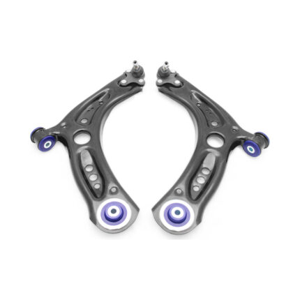 SuperPro Front Lower Control Arm Set with SuperPro Bushings for 2015-2023 Audi A3 & Volkswagen Golf Models - TRC1070